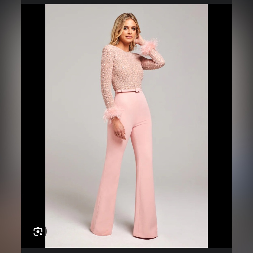 Nadine Merabi Pink Jumpsuit